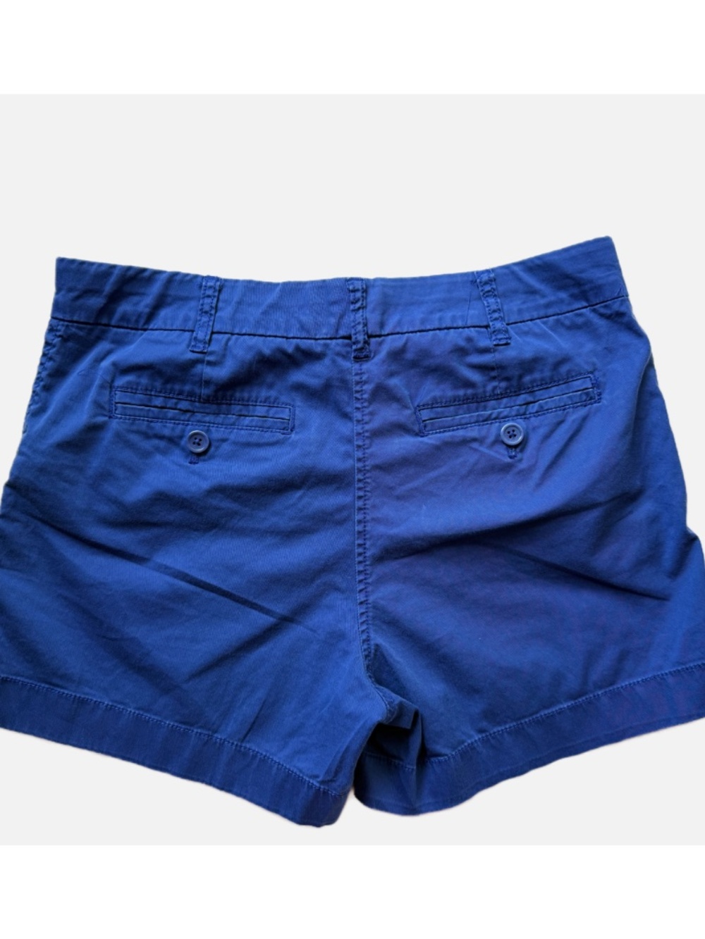 J. Crew Chino Shorts -- Bundle of 2, Cobalt Blue and Red-Orange, Size 2 - Picture 4 of 5